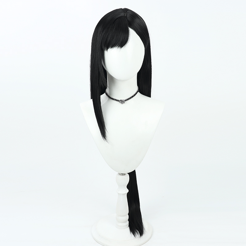 Cosplay Wig Final Fantasy Tifa Lockhart Character Wig Halloween props Suitable for role-playing Heat Resistant Stylable Multiple Bright Colors Gift for Comic Exhibition Enthusiasts Holiday - Image 5