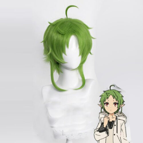 Cosplay Wig Compatible with Mushoku Tensei:Jobless Reincarnation Sylphiette Character Wig Halloween props Suitable for role-playing Heat Resistant Stylable Multiple Bright Colors Gift for Comic Exhibition Enthusiasts Holiday