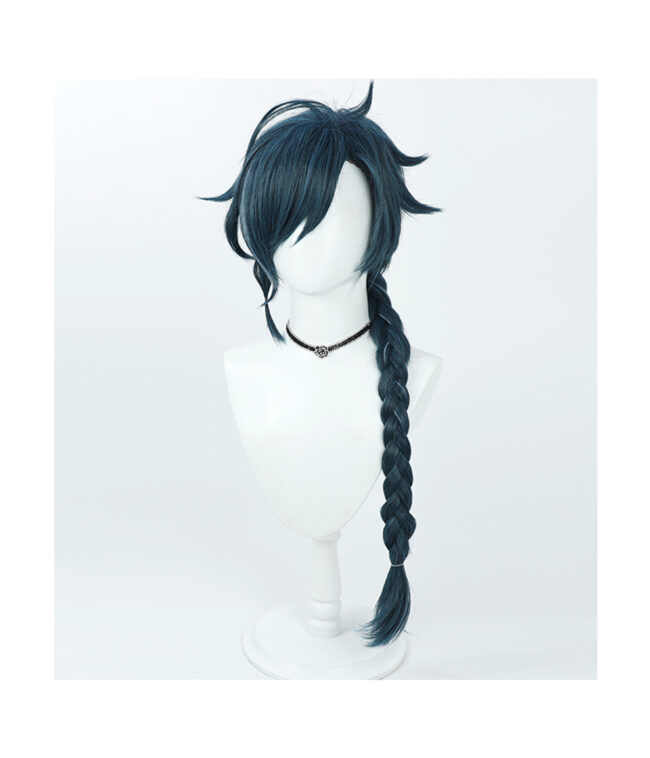Cosplay Wig Genshin impact Kaeya Alberich Character Wig Halloween props Suitable for role-playing Heat Resistant Stylable Multiple Bright Colors Gift for Comic Exhibition Enthusiasts Holiday - Image 3