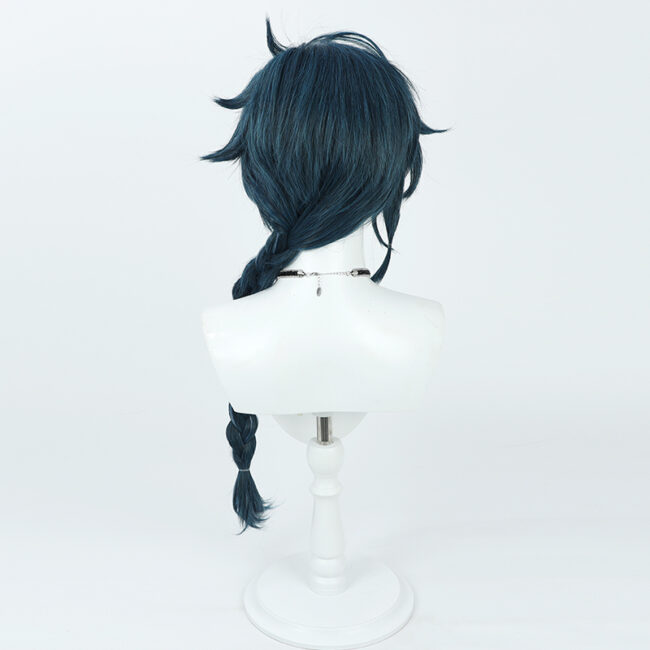 Cosplay Wig Genshin impact Kaeya Alberich Character Wig Halloween props Suitable for role-playing Heat Resistant Stylable Multiple Bright Colors Gift for Comic Exhibition Enthusiasts Holiday - Image 2