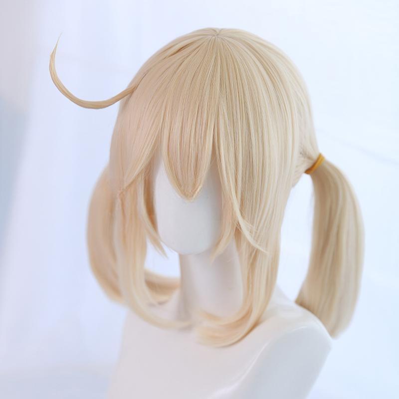Cosplay Wig Genshin impact Klee Character Wig Halloween props Suitable for role-playing Heat Resistant Stylable Multiple Bright Colors Gift for Comic Exhibition Enthusiasts Holiday - Image 5