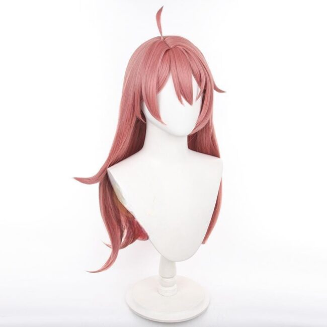 Cosplay Wig Genshin impact Clervie Character Wig Halloween props Suitable for role-playing Heat Resistant Stylable Multiple Bright Colors Gift for Comic Exhibition Enthusiasts Holiday - Image 2