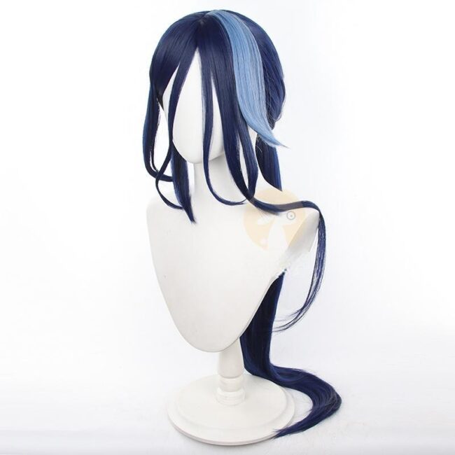 Cosplay Wig Genshin impact Clorinde Character Wig Halloween props Suitable for role-playing Heat Resistant Stylable Multiple Bright Colors Gift for Comic Exhibition Enthusiasts Holiday - Image 3