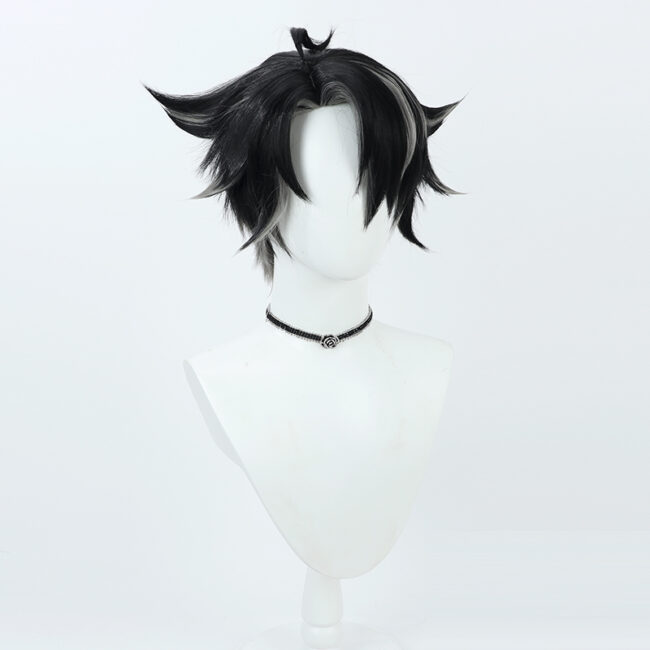 Cosplay Wig Genshin impact Wriothesley Character Wig Halloween props Suitable for role-playing Heat Resistant Stylable Multiple Bright Colors Gift for Comic Exhibition Enthusiasts Holiday - Image 4