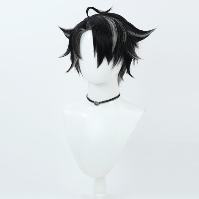 Cosplay Wig Genshin impact Wriothesley Character Wig Halloween props Suitable for role-playing Heat Resistant Stylable Multiple Bright Colors Gift for Comic Exhibition Enthusiasts Holiday - Image 5