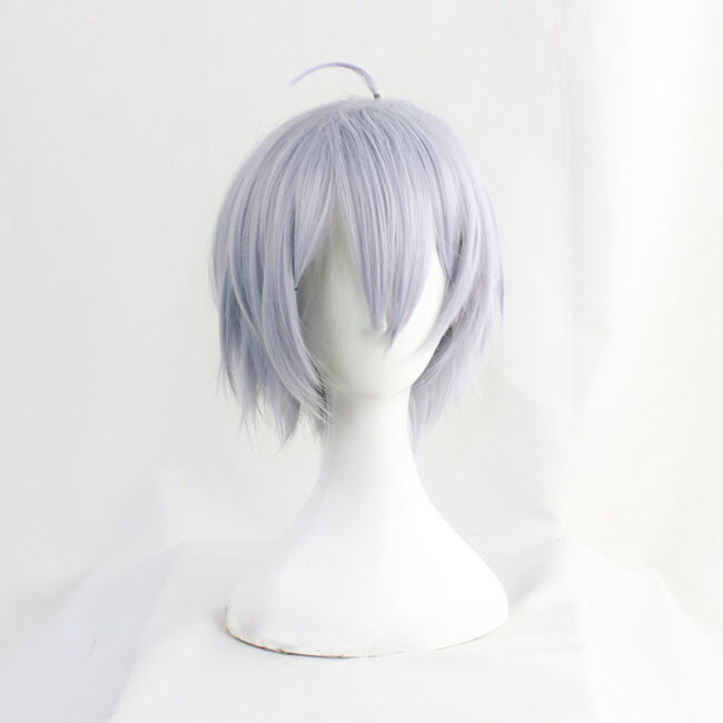 Cosplay Wig Compatible with Twisted-Wonderland Silver Character Wig Suitable for role-playing Heat Resistant Stylable Multiple Bright Colors Gift for Comic Exhibition Enthusiasts Holiday - Image 4