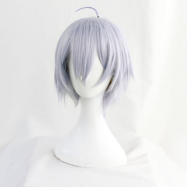 Cosplay Wig Compatible with Twisted-Wonderland Silver Character Wig Suitable for role-playing Heat Resistant Stylable Multiple Bright Colors Gift for Comic Exhibition Enthusiasts Holiday - Image 2
