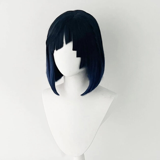 Cosplay Wig Genshin impact Yelan Character Wig Halloween props Suitable for role-playing Heat Resistant Stylable Multiple Bright Colors Gift for Comic Exhibition Enthusiasts Holiday - Image 4