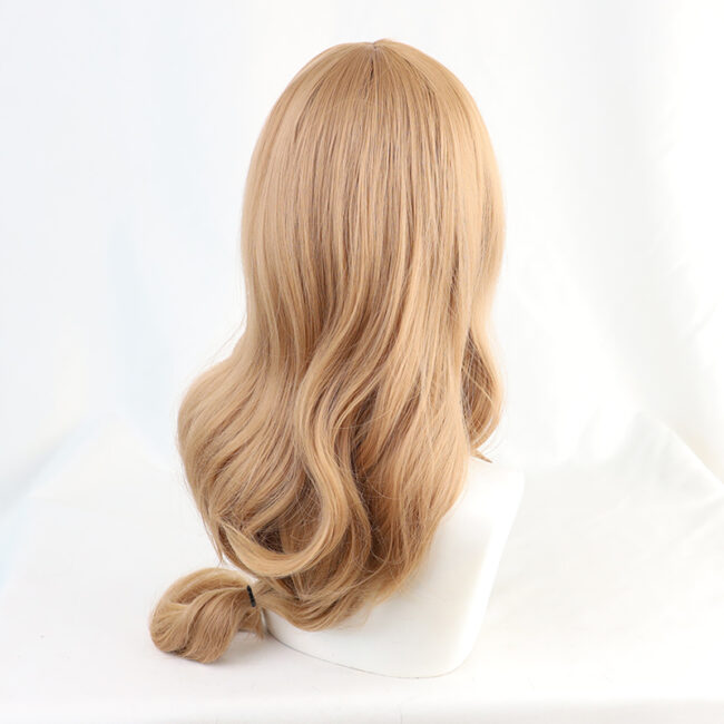 Cosplay Wig Genshin impact Lisa Minci Character Wig Halloween props Suitable for role-playing Heat Resistant Stylable Multiple Bright Colors Gift for Comic Exhibition Enthusiasts Holiday - Image 5