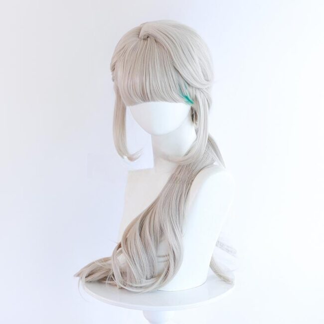 Cosplay Wig Genshin impact Lynette Character Wig Halloween props Suitable for role-playing Heat Resistant Stylable Multiple Bright Colors Gift for Comic Exhibition Enthusiasts Holiday - Image 4