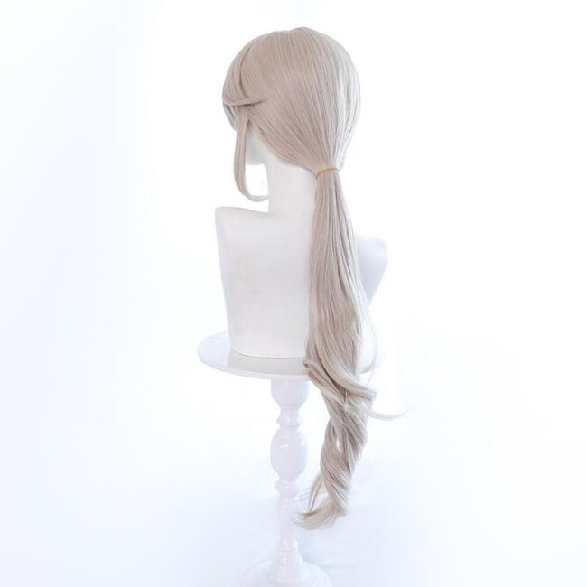 Cosplay Wig Genshin impact Lynette Character Wig Halloween props Suitable for role-playing Heat Resistant Stylable Multiple Bright Colors Gift for Comic Exhibition Enthusiasts Holiday - Image 2