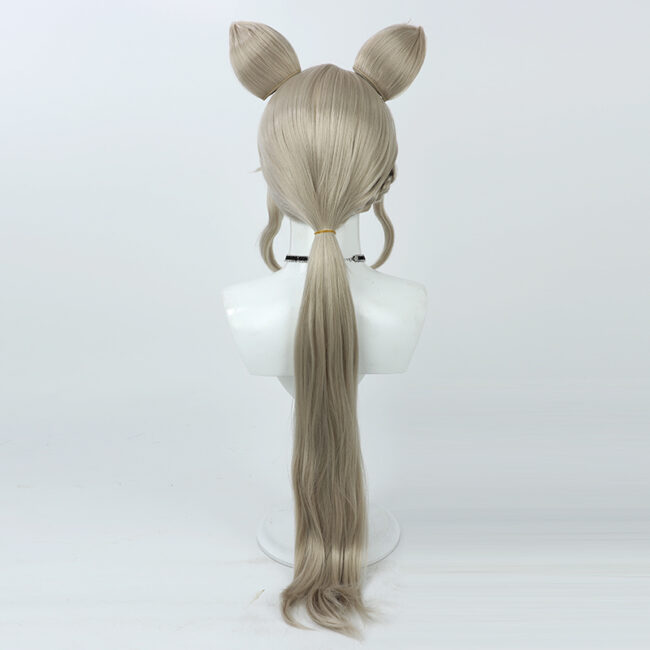 Cosplay Wig Genshin impact Lynette Character Wig Halloween props Suitable for role-playing Heat Resistant Stylable Multiple Bright Colors Gift for Comic Exhibition Enthusiasts Holiday - Image 2