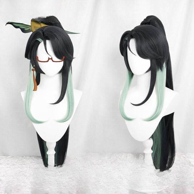 Cosplay Wig Genshin impact Xianyun Character Wig Halloween props Suitable for role-playing Heat Resistant Stylable Multiple Bright Colors Gift for Comic Exhibition Enthusiasts Holiday - Image 4