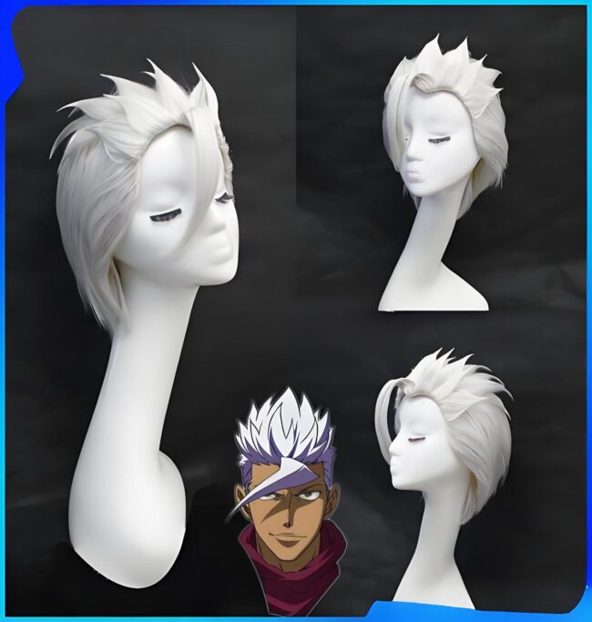 Cosplay Wig Mobile Suit Orga Itsuka Character Wig Halloween props Suitable for role-playing Heat Resistant Stylable Multiple Bright Colors Gift for Comic Exhibition Enthusiasts Holiday