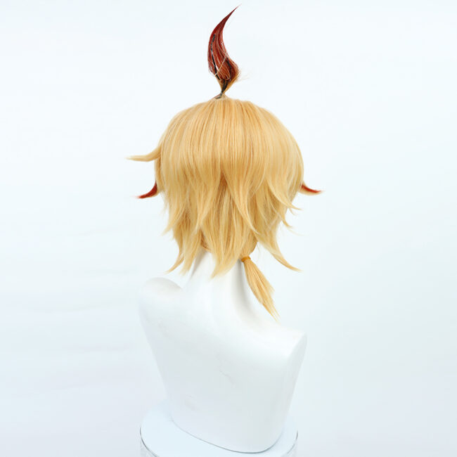 Cosplay Wig Genshin impact Mika Character Wig Halloween props Suitable for role-playing Heat Resistant Stylable Multiple Bright Colors Gift for Comic Exhibition Enthusiasts Holiday - Image 4