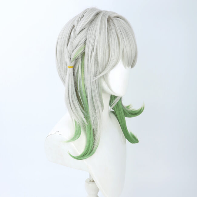 Cosplay Wig Genshin impact Nahida Character Wig Halloween props Suitable for role-playing Heat Resistant Stylable Multiple Bright Colors Gift for Comic Exhibition Enthusiasts Holiday - Image 5
