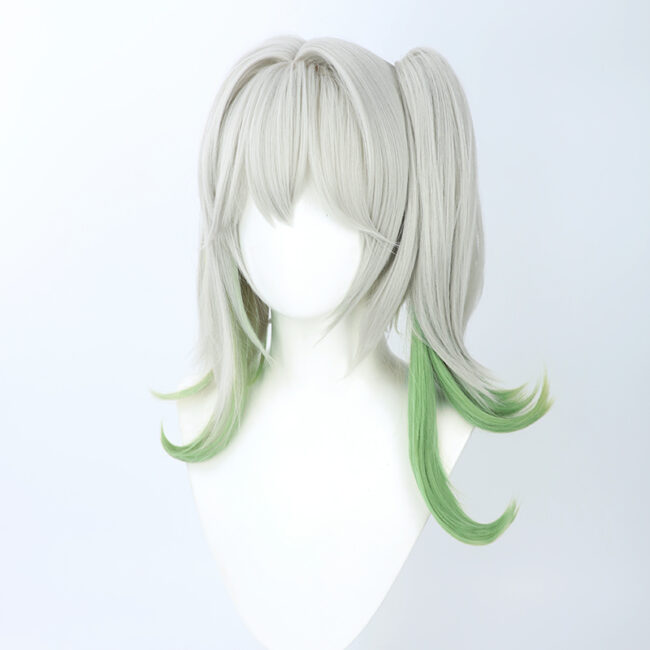 Cosplay Wig Genshin impact Nahida Character Wig Halloween props Suitable for role-playing Heat Resistant Stylable Multiple Bright Colors Gift for Comic Exhibition Enthusiasts Holiday - Image 2