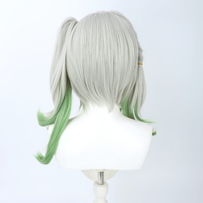 Cosplay Wig Genshin impact Nahida Character Wig Halloween props Suitable for role-playing Heat Resistant Stylable Multiple Bright Colors Gift for Comic Exhibition Enthusiasts Holiday - Image 3
