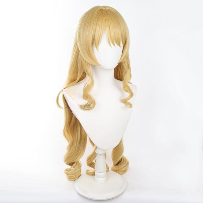 Cosplay Wig Genshin impact Navia Caspar Character Wig Halloween props Suitable for role-playing Heat Resistant Stylable Multiple Bright Colors Gift for Comic Exhibition Enthusiasts Holiday - Image 2