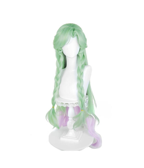 Cosplay Wig Warsong；Honor of Kings Diaochan Character Wig Halloween props Suitable for role-playing Heat Resistant Stylable Multiple Bright Colors Gift for Comic Exhibition Enthusiasts Holiday