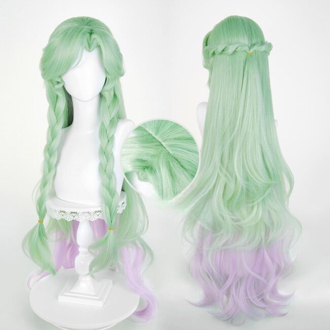 Cosplay Wig Warsong；Honor of Kings Diaochan Character Wig Halloween props Suitable for role-playing Heat Resistant Stylable Multiple Bright Colors Gift for Comic Exhibition Enthusiasts Holiday - Image 3