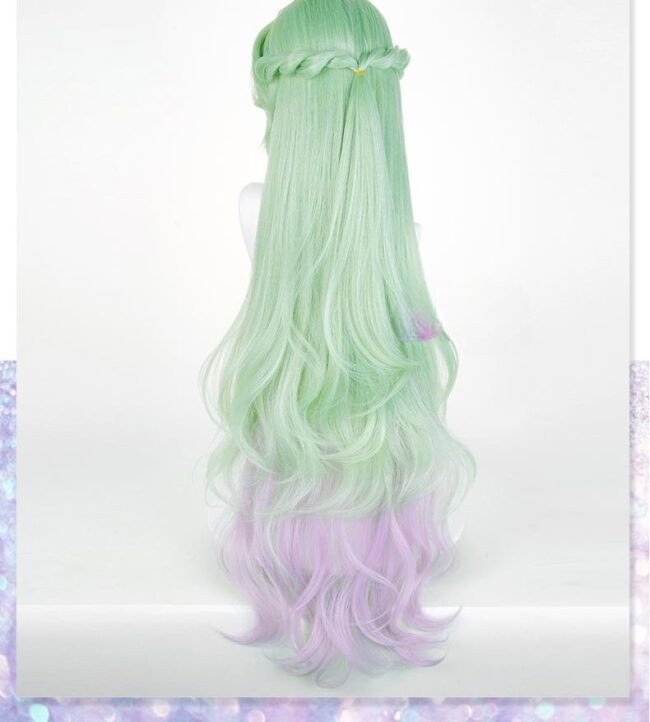 Cosplay Wig Warsong；Honor of Kings Diaochan Character Wig Halloween props Suitable for role-playing Heat Resistant Stylable Multiple Bright Colors Gift for Comic Exhibition Enthusiasts Holiday - Image 2
