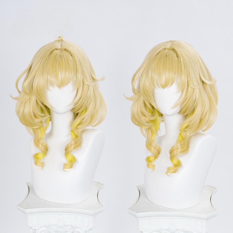 Cosplay Wig Honkai: Star Rail Aglaea Character Wig Halloween props Suitable for role-playing Heat Resistant Stylable Multiple Bright Colors Gift for Comic Exhibition Enthusiasts Holiday - Image 4