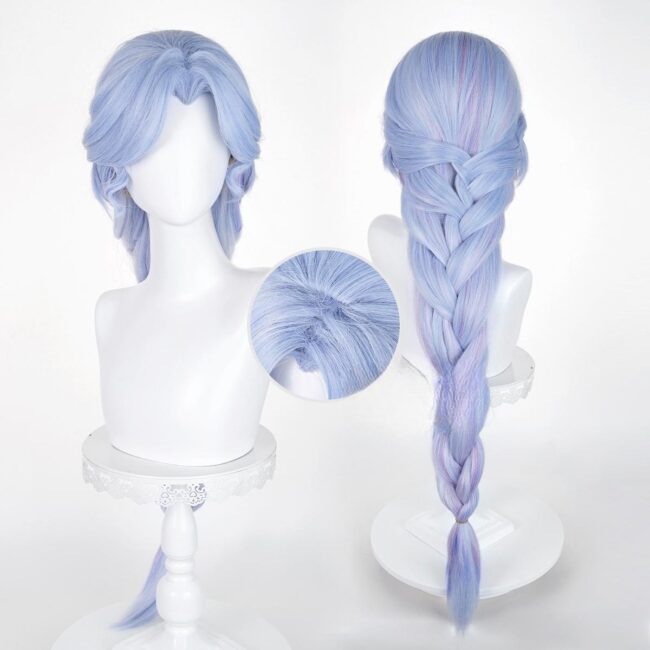 Cosplay Wig Warsong；Honor of Kings Diaochan Character Wig Halloween props Suitable for role-playing Heat Resistant Stylable Multiple Bright Colors Gift for Comic Exhibition Enthusiasts Holiday - Image 2