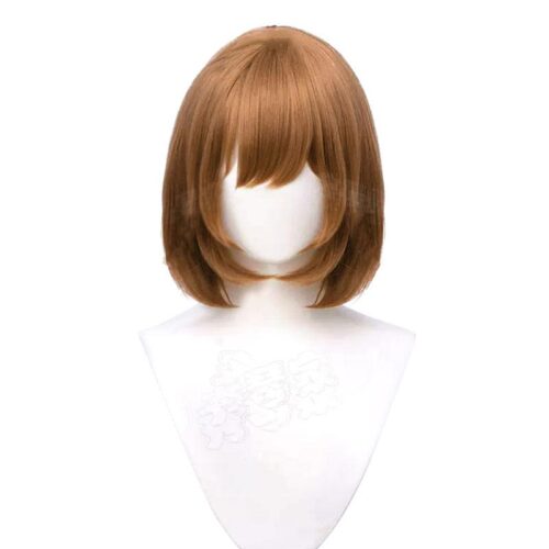 Cosplay Wig Compatible with VTuber MEIKO Character Wig Suitable for role-playing Heat Resistant Stylable Multiple Bright Colors Gift for Comic Exhibition Enthusiasts Holiday