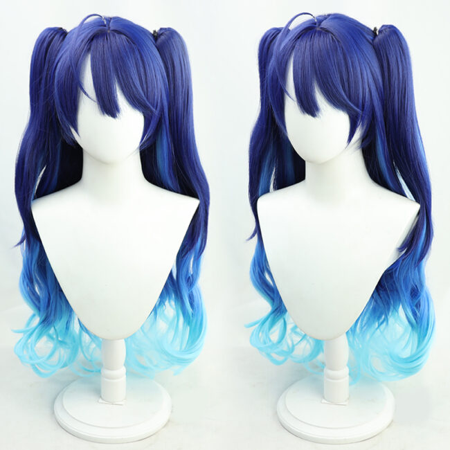 Cosplay Wig Compatible with VTuber Amamiya Kokoro Character Wig Suitable for role-playing Heat Resistant Stylable Multiple Bright Colors Gift for Comic Exhibition Enthusiasts Holiday - Image 3