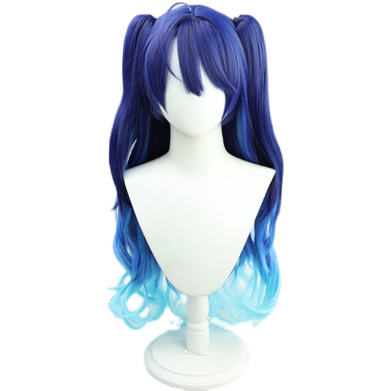 Cosplay Wig Compatible with VTuber Amamiya Kokoro Character Wig Suitable for role-playing Heat Resistant Stylable Multiple Bright Colors Gift for Comic Exhibition Enthusiasts Holiday