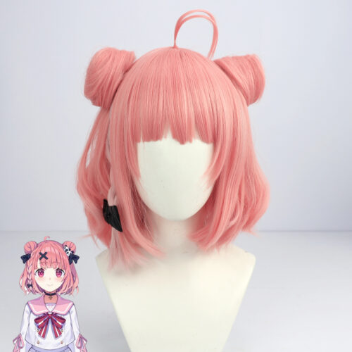 Cosplay Wig Compatible with VTuber Sasaki Saku Character Wig Suitable for role-playing Heat Resistant Stylable Multiple Bright Colors Gift for Comic Exhibition Enthusiasts Holiday