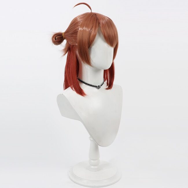 Cosplay Wig Compatible with Gakuen IDOLM@STER Hanami Ume Character Wig Halloween props Suitable for role-playing Heat Resistant Stylable Multiple Bright Colors Gift for Comic Exhibition Enthusiasts Holiday - Image 4