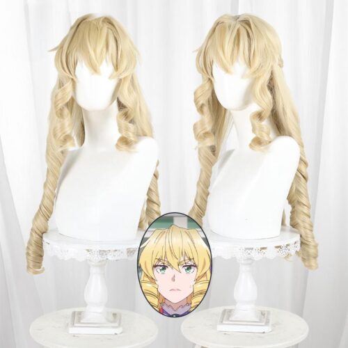 悪役令嬢転生おじさん Grace Auverne Cosplay Wig Character Wig Halloween props Suitable for role-playing Heat Resistant Stylable Multiple Bright Colors Gift for Comic Exhibition Enthusiasts Holiday
