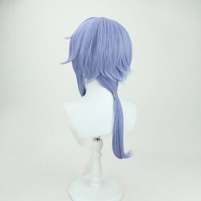 Cosplay Wig Genshin impact Kamisato Ayaka Character Wig Halloween props Suitable for role-playing Heat Resistant Stylable Multiple Bright Colors Gift for Comic Exhibition Enthusiasts Holiday - Image 4