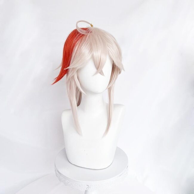 Cosplay Wig Genshin impact Kaedehara Kazuha Character Wig Halloween props Suitable for role-playing Heat Resistant Stylable Multiple Bright Colors Gift for Comic Exhibition Enthusiasts Holiday - Image 5
