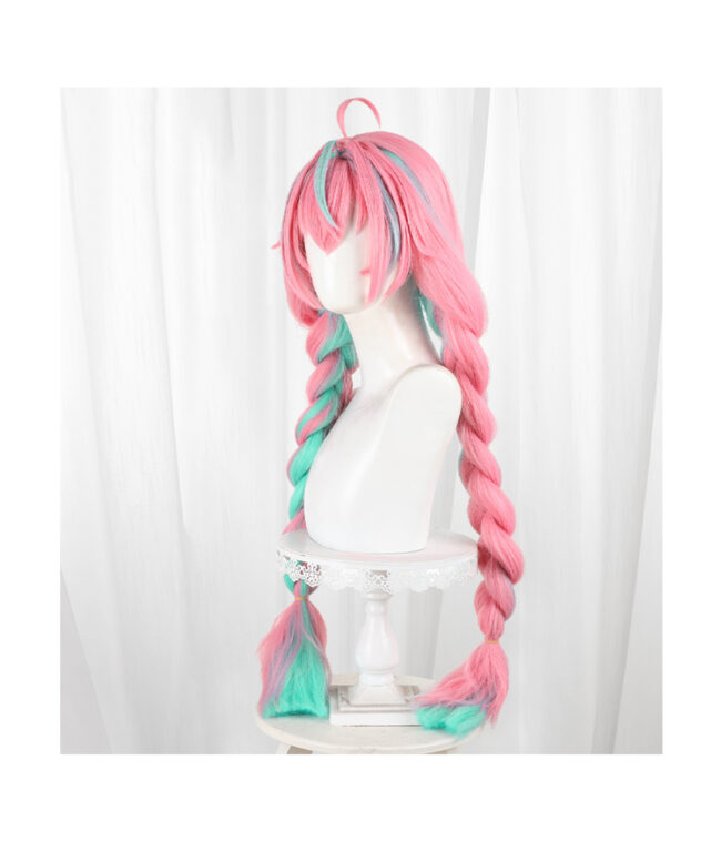 Cosplay Wig Genshin impact Varesa Character Wig Halloween props Suitable for role-playing Heat Resistant Stylable Multiple Bright Colors Gift for Comic Exhibition Enthusiasts Holiday - Image 4