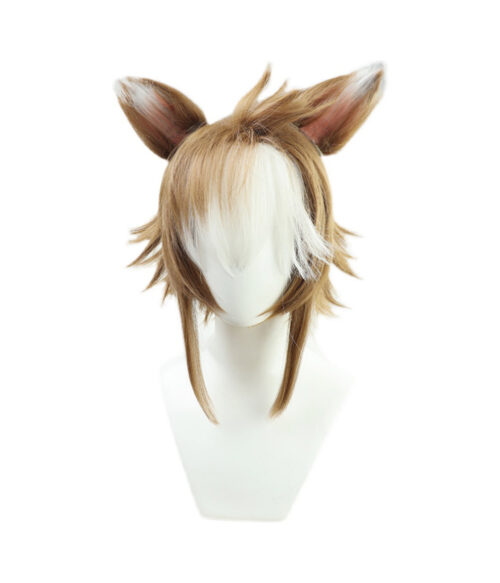 Cosplay Wig Genshin impact Gorou Character Wig Halloween props Suitable for role-playing Heat Resistant Stylable Multiple Bright Colors Gift for Comic Exhibition Enthusiasts Holiday