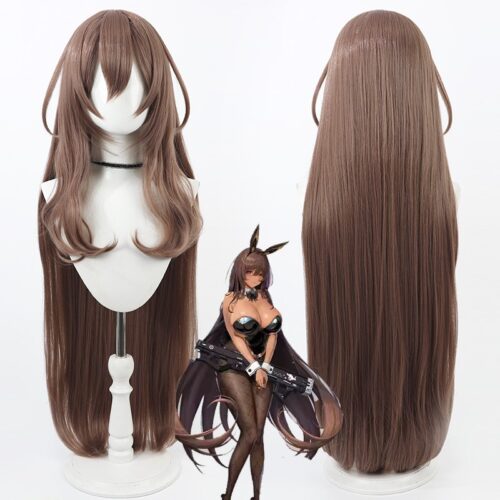 GODDESS OF VICTORY: NIKKE Noir Cosplay Wig Character Wig Halloween props Suitable for role-playing Heat Resistant Stylable Multiple Bright Colors Gift for Comic Exhibition Enthusiasts Holiday