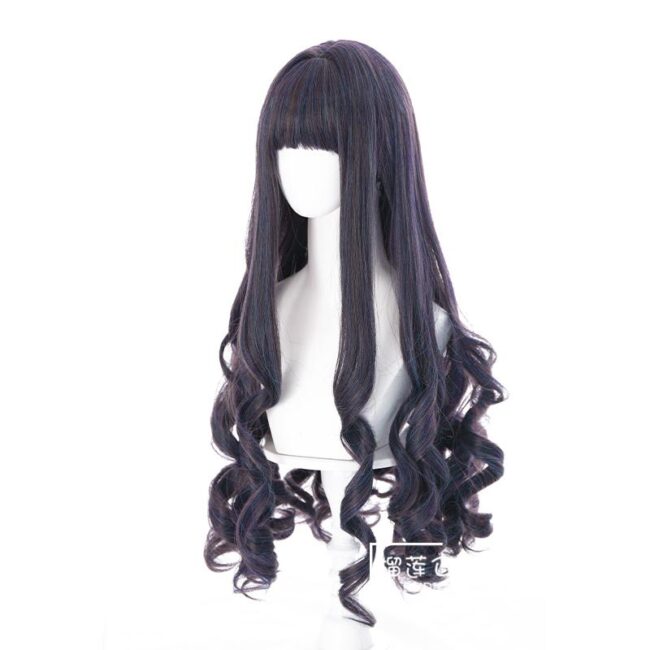Cosplay Wig Compatible with Cardcaptor Sakura Daidouji Tomoyo Character Wig Suitable for role-playing Heat Resistant Stylable Multiple Bright Colors Gift for Comic Exhibition Enthusiasts Holiday - Image 2