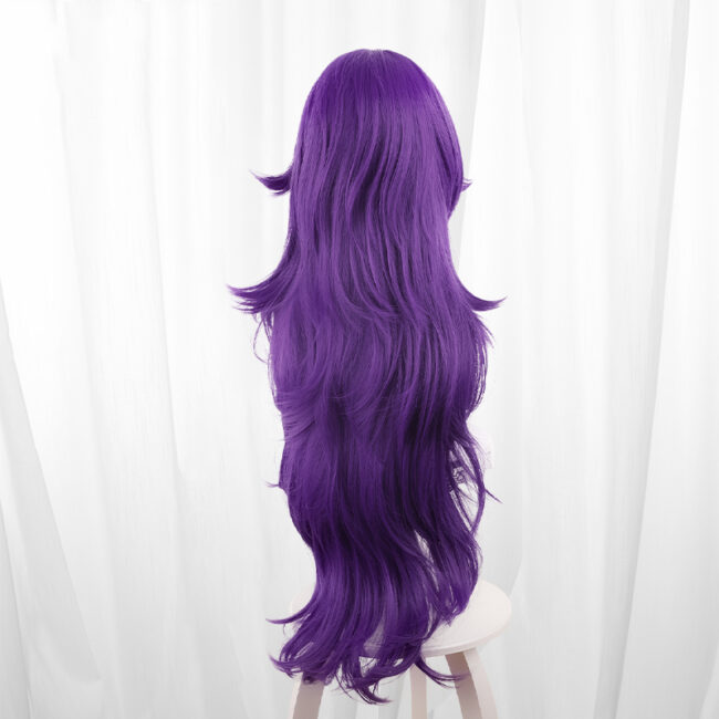 Cosplay Wig Genshin impact Chevreuse Character Wig Halloween props Suitable for role-playing Heat Resistant Stylable Multiple Bright Colors Gift for Comic Exhibition Enthusiasts Holiday - Image 3