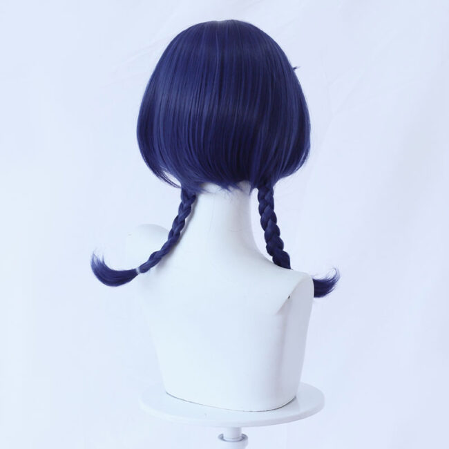 Cosplay Wig Genshin impact Xiangling Character Wig Halloween props Suitable for role-playing Heat Resistant Stylable Multiple Bright Colors Gift for Comic Exhibition Enthusiasts Holiday - Image 4