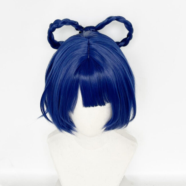 Cosplay Wig Genshin impact Xiangling Character Wig Halloween props Suitable for role-playing Heat Resistant Stylable Multiple Bright Colors Gift for Comic Exhibition Enthusiasts Holiday - Image 6