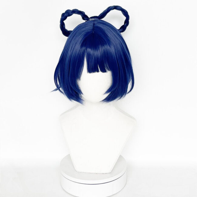 Cosplay Wig Genshin impact Xiangling Character Wig Halloween props Suitable for role-playing Heat Resistant Stylable Multiple Bright Colors Gift for Comic Exhibition Enthusiasts Holiday - Image 5