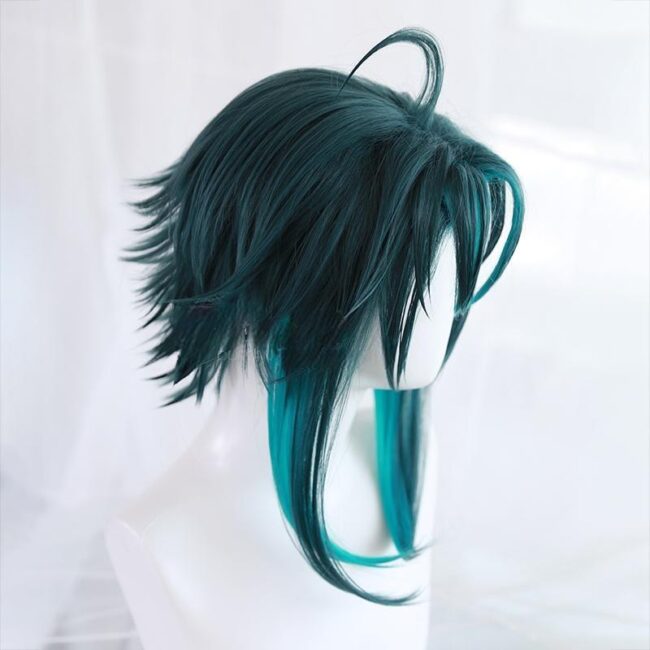 Cosplay Wig Genshin impact Xiao Character Wig Halloween props Suitable for role-playing Heat Resistant Stylable Multiple Bright Colors Gift for Comic Exhibition Enthusiasts Holiday - Image 3