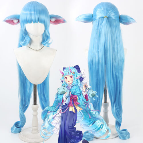 Cosplay Wig Compatible with COMbat Providence AnalysiS System Delmin Character Wig Suitable for role-playing Heat Resistant Stylable Multiple Bright Colors Gift for Comic Exhibition Enthusiasts Holiday
