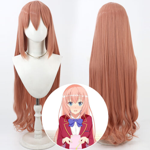 Cosplay Wig Classroom of the Elite Ichinose Honami Character Wig Halloween props Suitable for role-playing Heat Resistant Stylable Multiple Bright Colors Gift for Comic Exhibition Enthusiasts Holiday