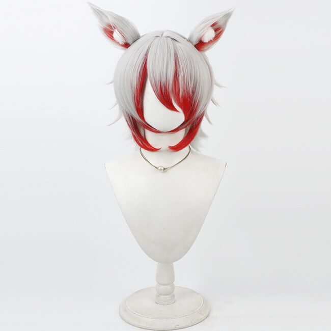 Cosplay Wig VTuber Syusetu Kohaku Character Wig Halloween props Suitable for role-playing Heat Resistant Stylable Multiple Bright Colors Gift for Comic Exhibition Enthusiasts Holiday - Image 5