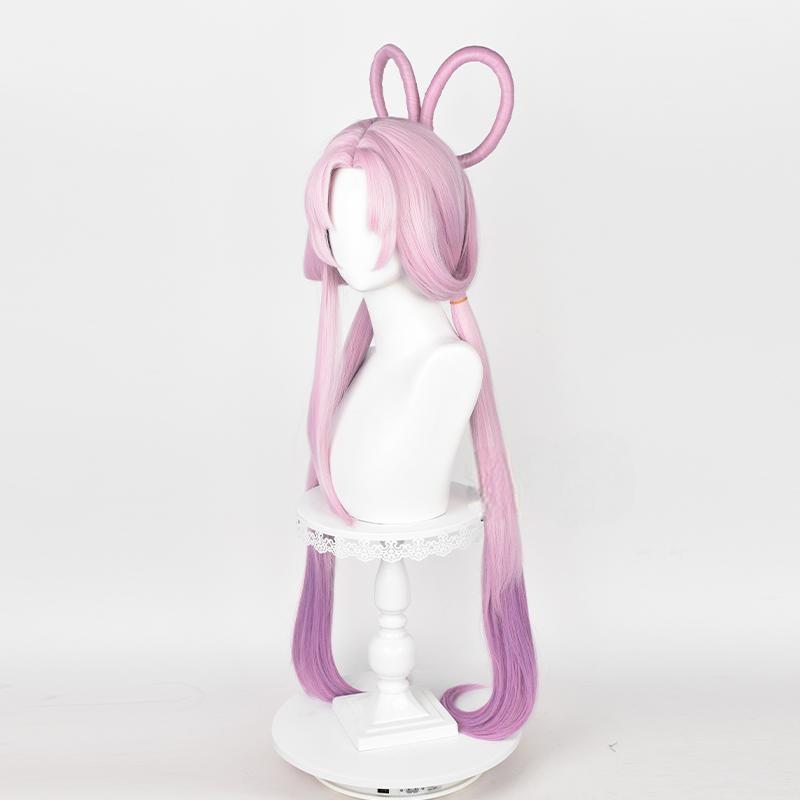 Cosplay Wig Honkai: Star Rail Fu Xuan Character Wig Halloween props Suitable for role-playing Heat Resistant Stylable Multiple Bright Colors Gift for Comic Exhibition Enthusiasts Holiday - Image 5