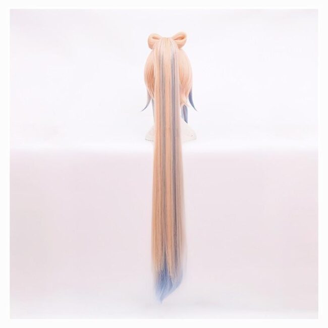 Cosplay Wig Genshin impact Sangonomiya Kokomi Character Wig Halloween props Suitable for role-playing Heat Resistant Stylable Multiple Bright Colors Gift for Comic Exhibition Enthusiasts Holiday - Image 3